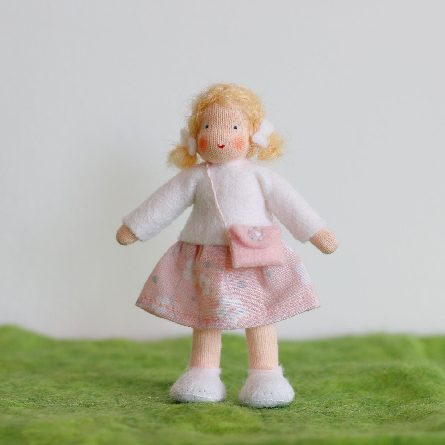 Felt Doll House Girl Blonde