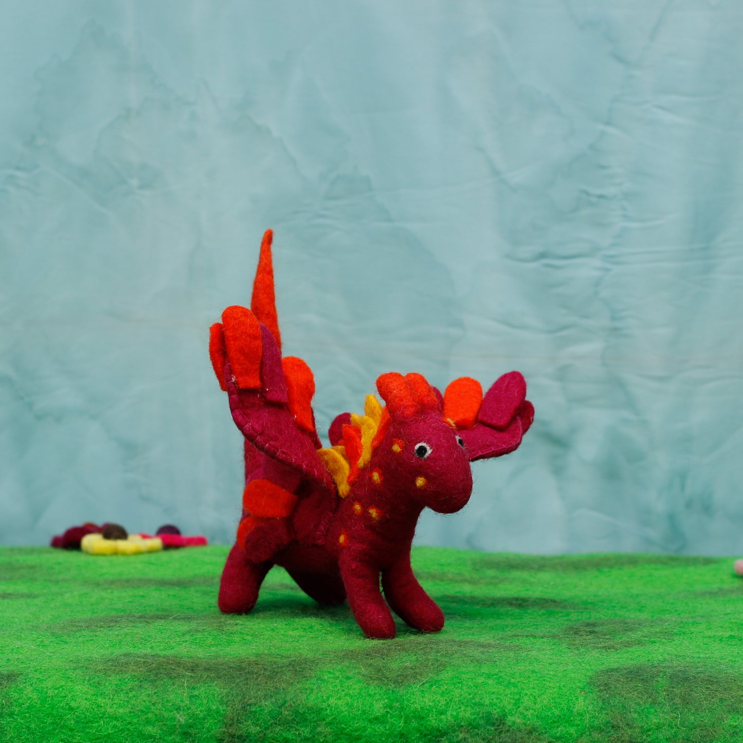 Felt Elemental Fire Dragon