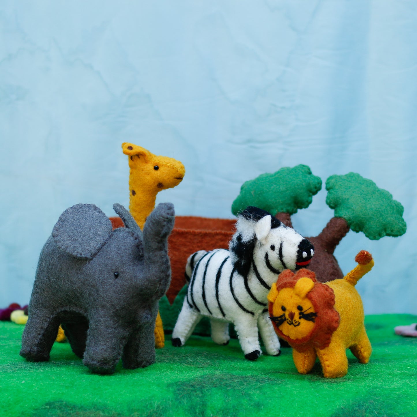 Felt African Playset