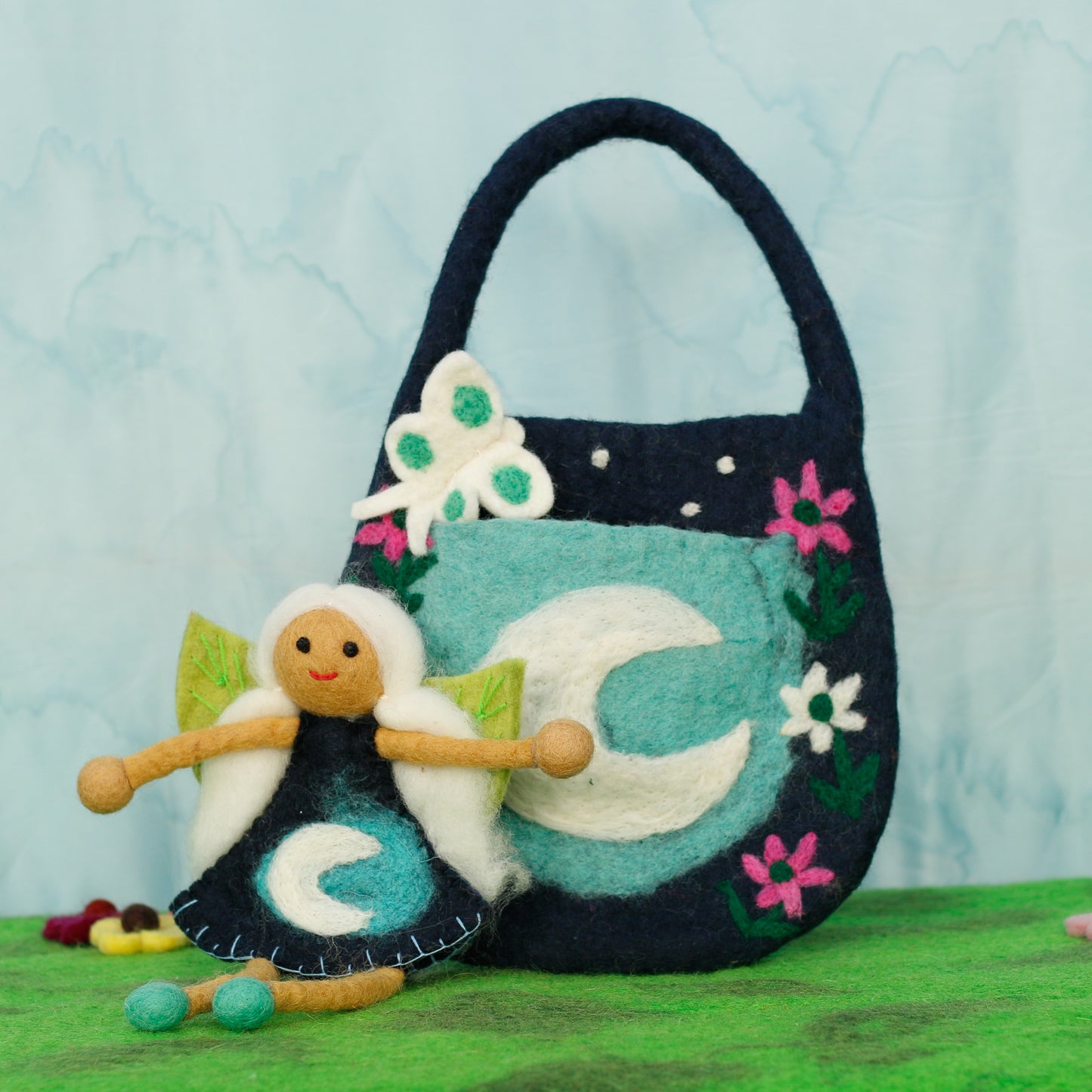 Felt Fairy Bag with Luna Fairy