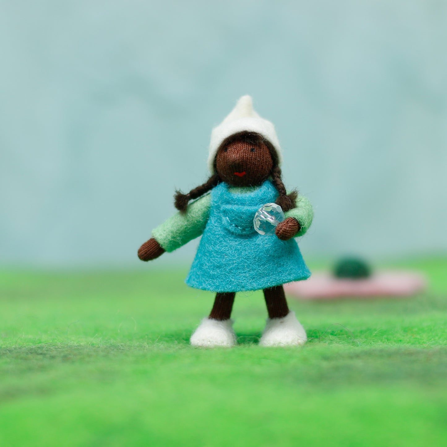 Felt Crystal Girl Gnome