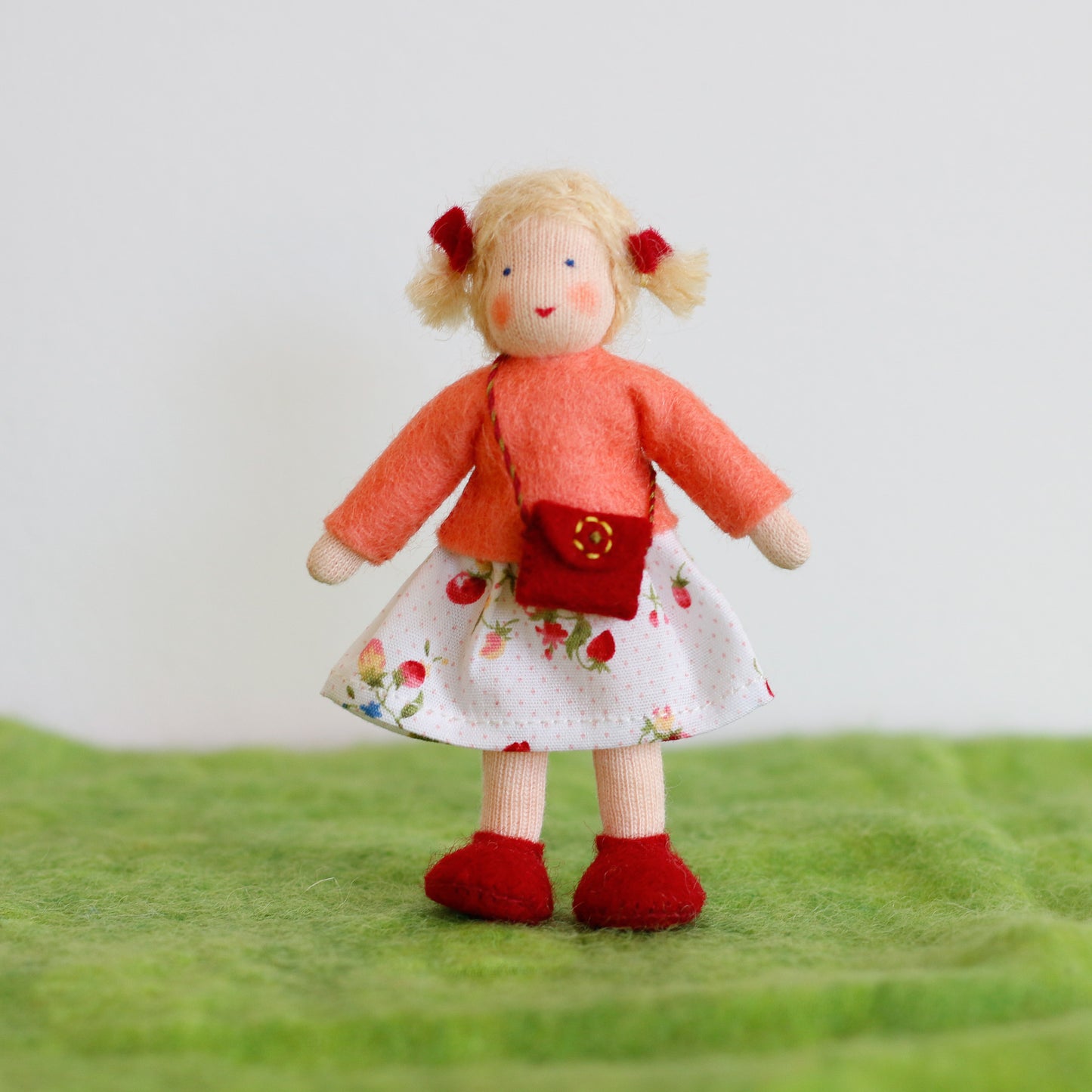 Felt Doll House Girl Blonde