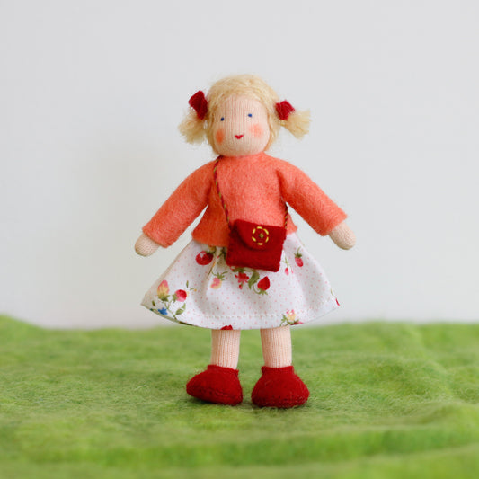 Felt Doll House Girl Blonde