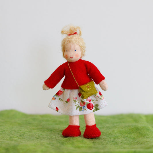 Felt Doll House Girl Blonde