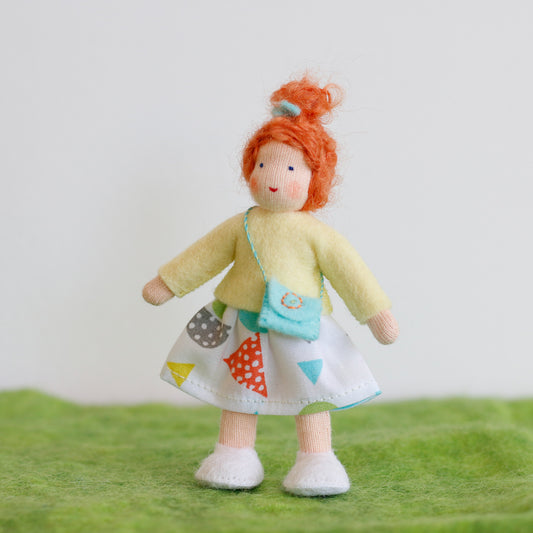 Felt Doll House Girl Auburn