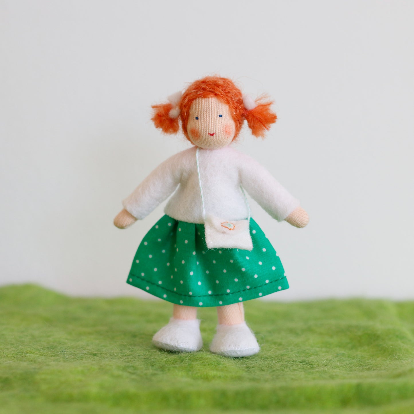 Felt Doll House Girl Auburn