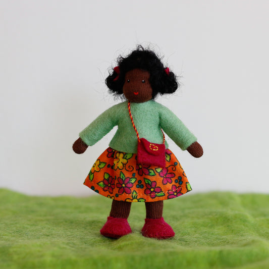 Felt Doll House Sister Doll