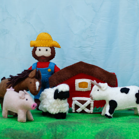 Felt Farmyard Playset
