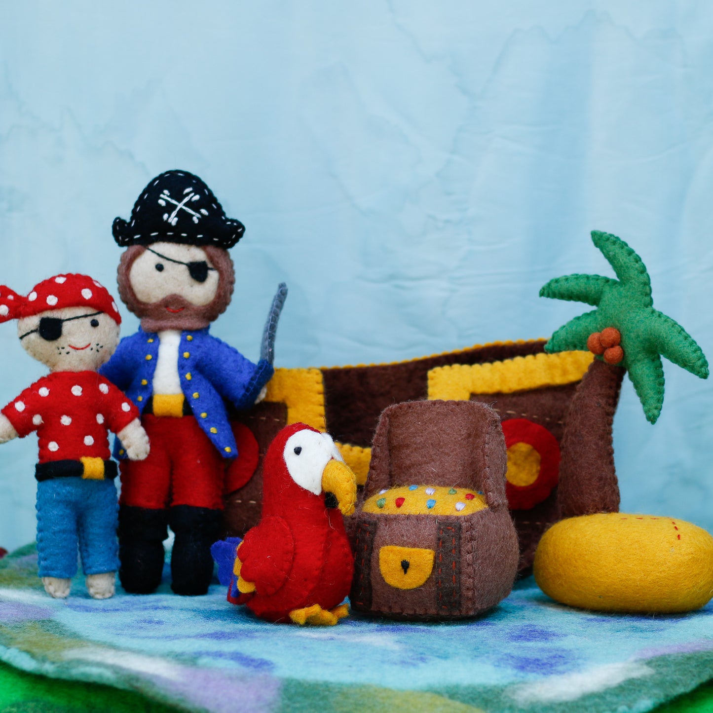 Felt Pirate Playset