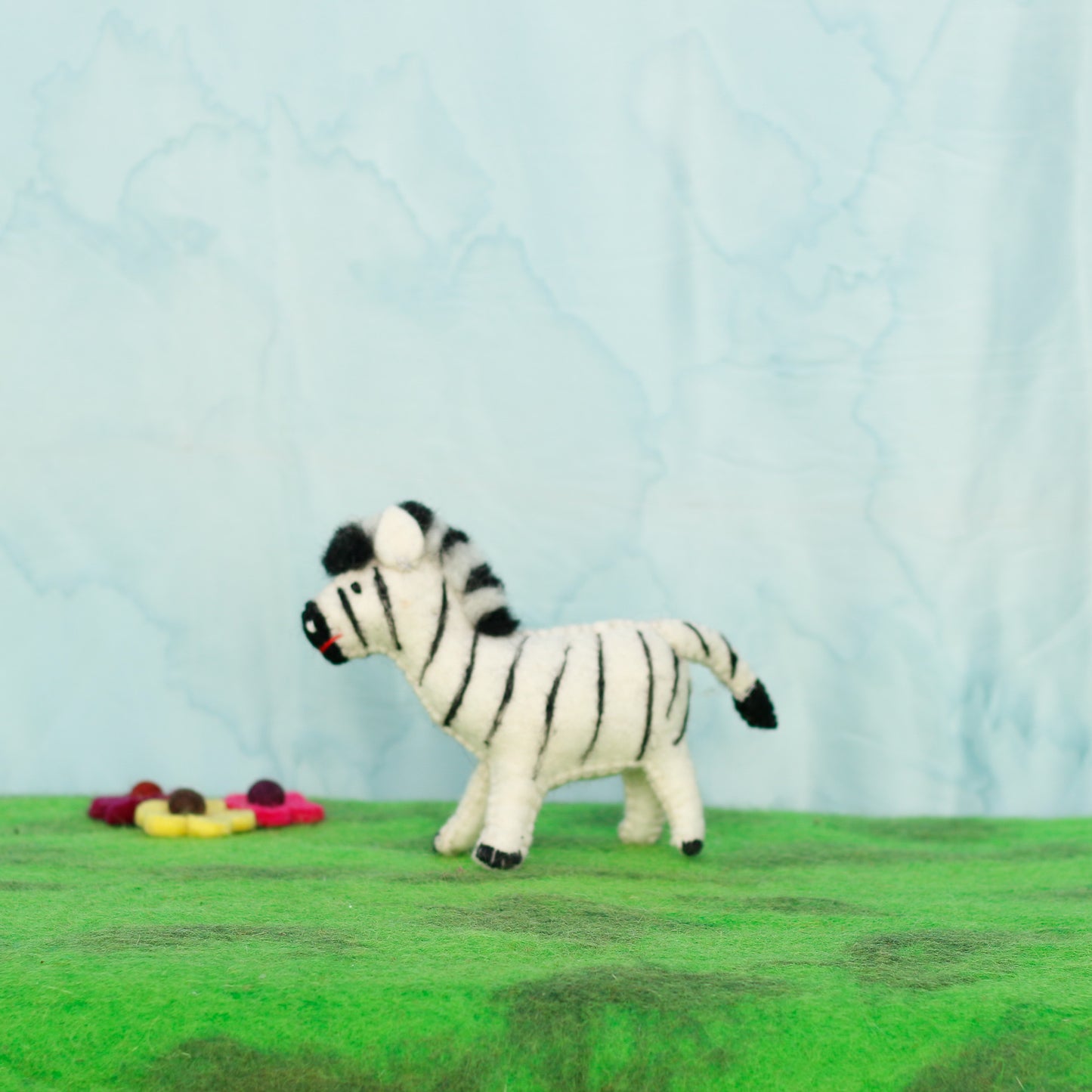 Felt Zebra