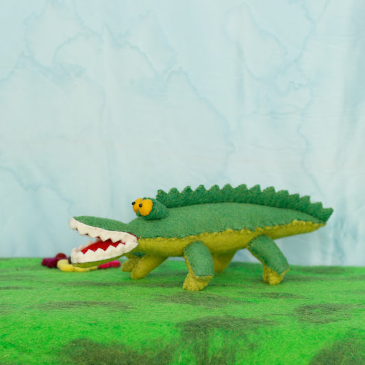 Felt Crocodile