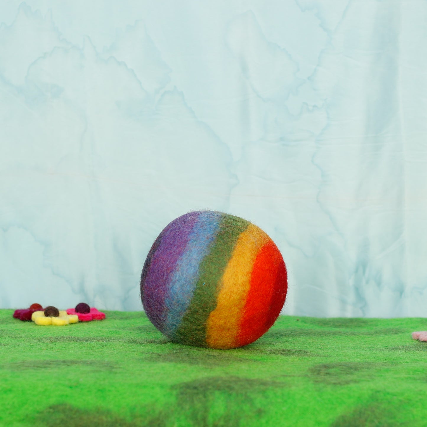Felt Rainbow Ball