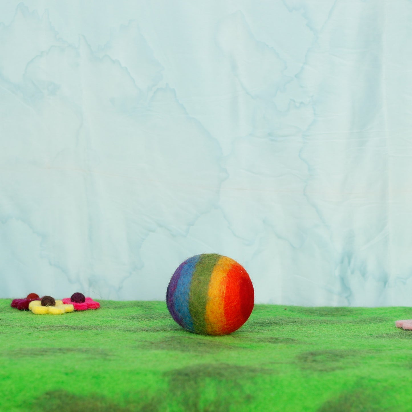Felt Rainbow Ball