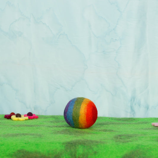 Felt Rainbow Ball