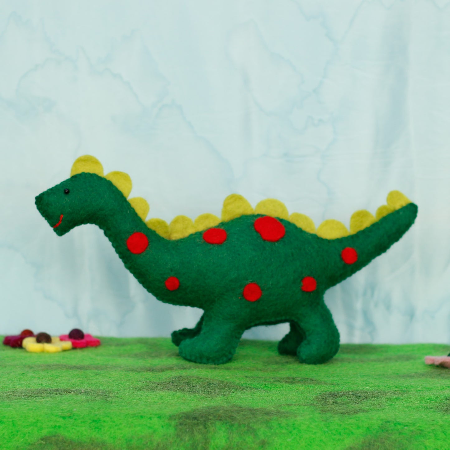 Felt Edmontosaurus Dinosaur