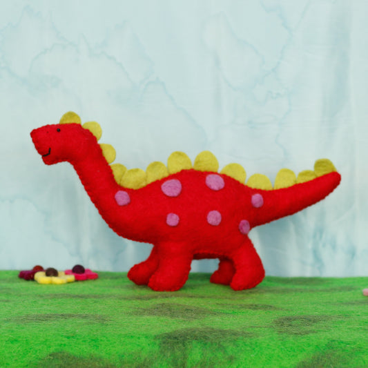 Felt Edmontosaurus Dinosaur