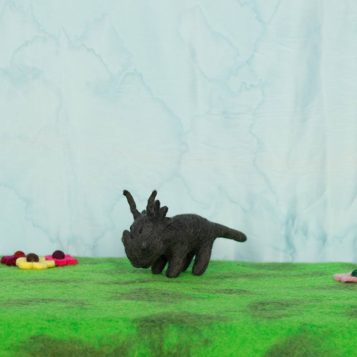 Felt Triceratops