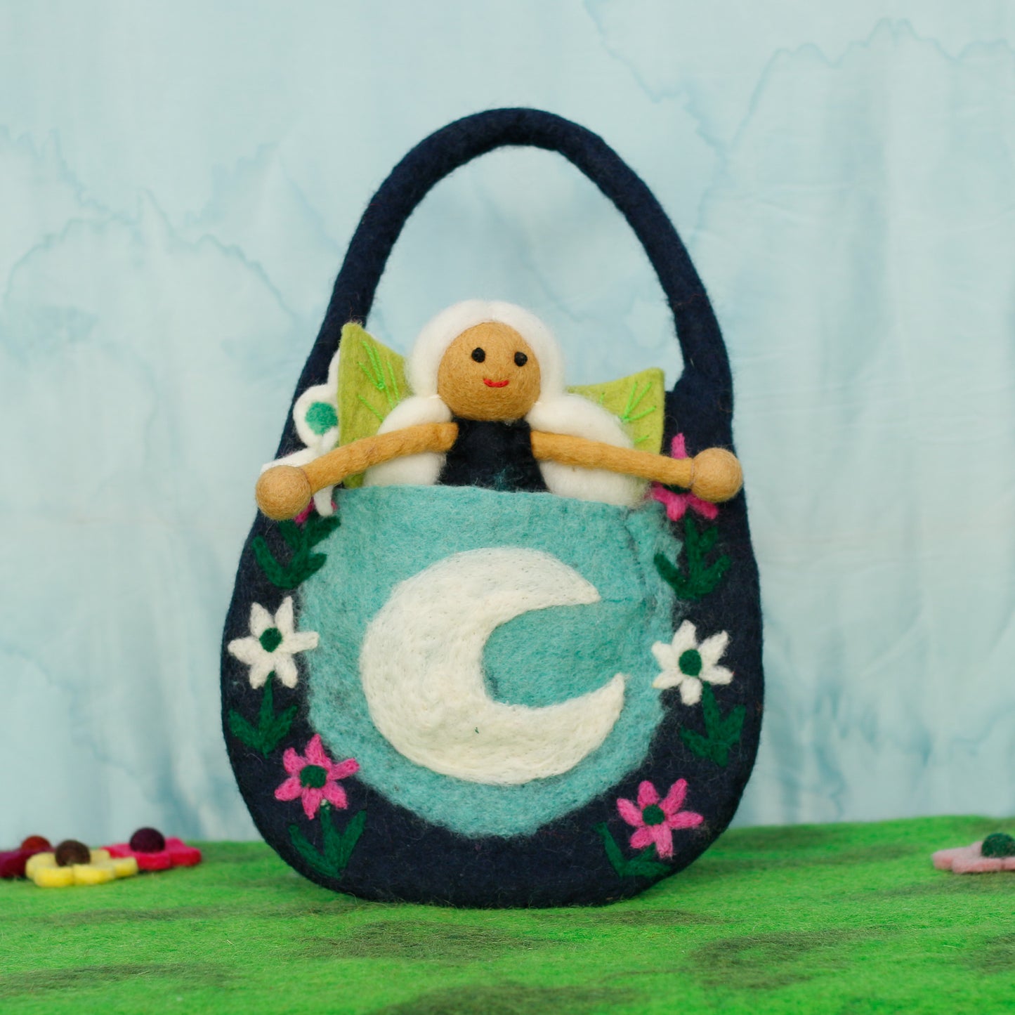 Felt Fairy Bag with Luna Fairy