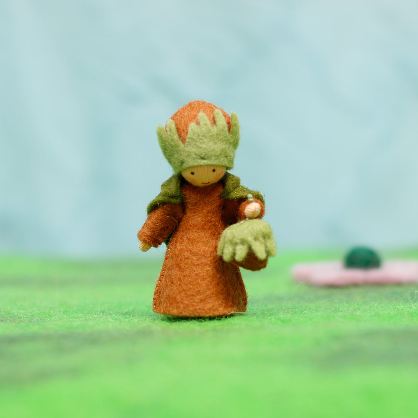 Felt Hazelnut Fairy