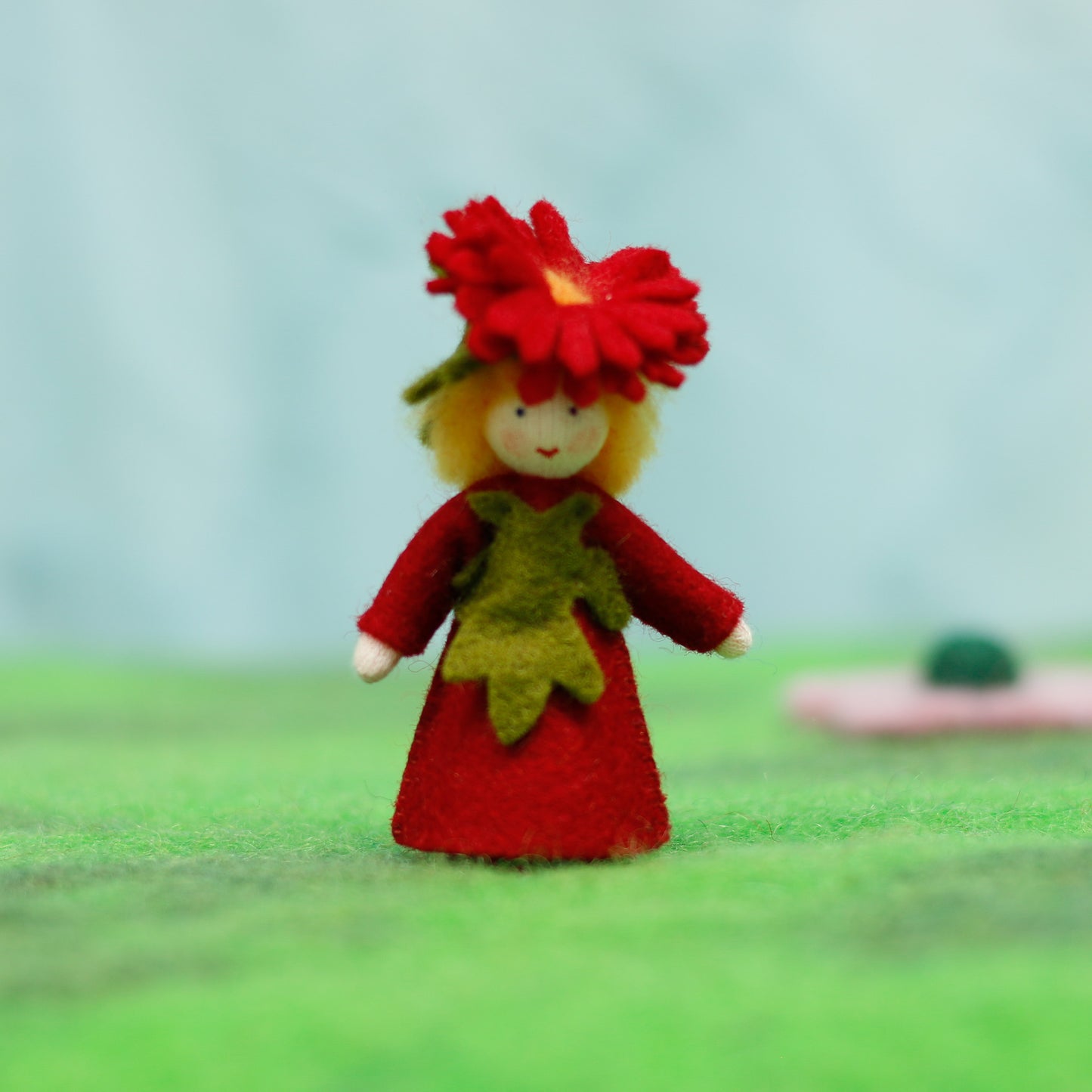 Felt Michaelmas Daisy Fairy