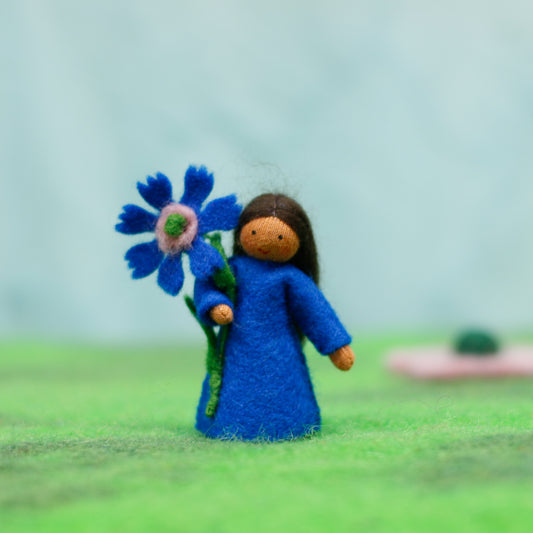 Felt Cornflower Fairy