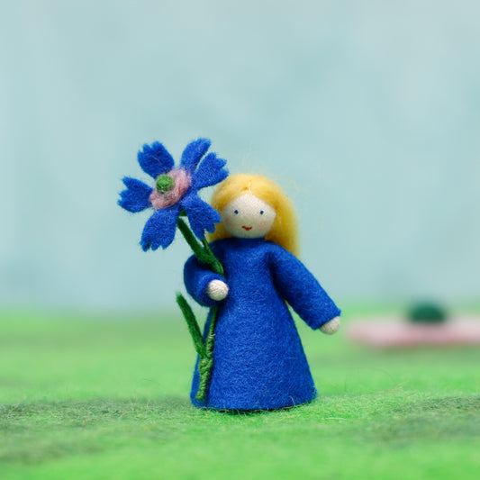 Felt Cornflower Fairy
