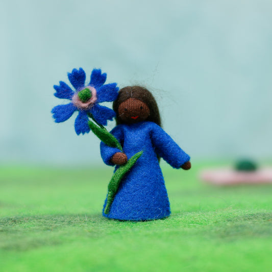 Felt Cornflower Fairy