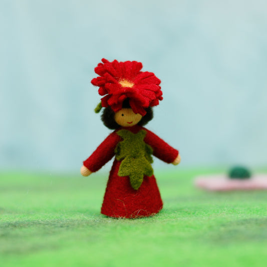 Felt Michaelmas Daisy Fairy