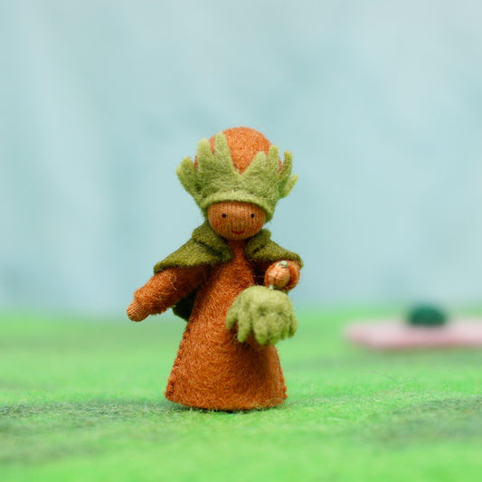 Felt Hazelnut Fairy