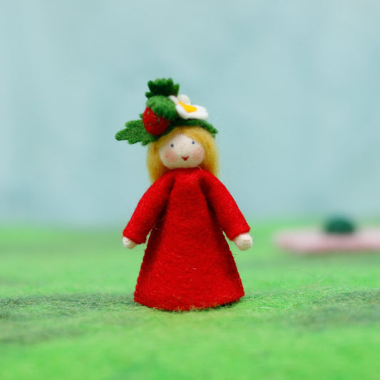 Felt Strawberry Fairy