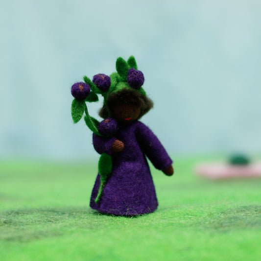 Felt Blueberry Fairy