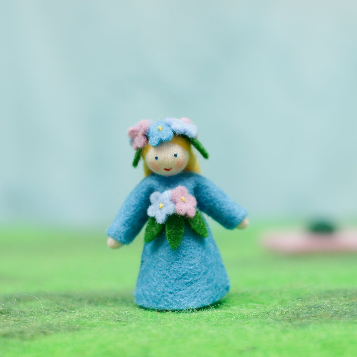 Felt Forget-me-not Fairy
