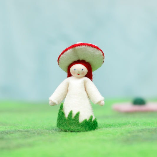 Felt Red Toadstool Fairy