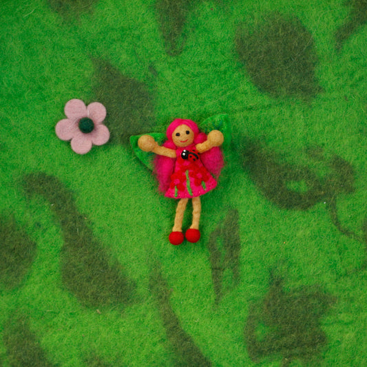 Felt Ladybug Fairy