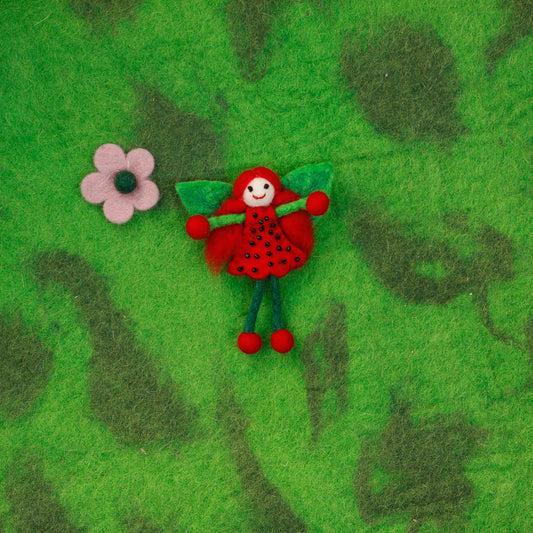 Felt Miss Strawberry Fairy
