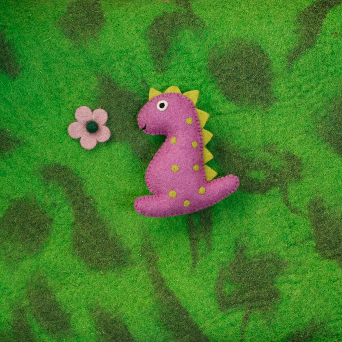 Felt Dinosaur Tooth Pillow