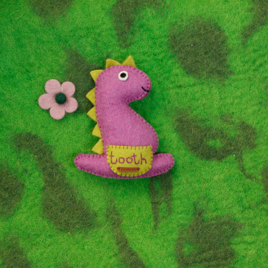 Felt Dinosaur Tooth Pillow