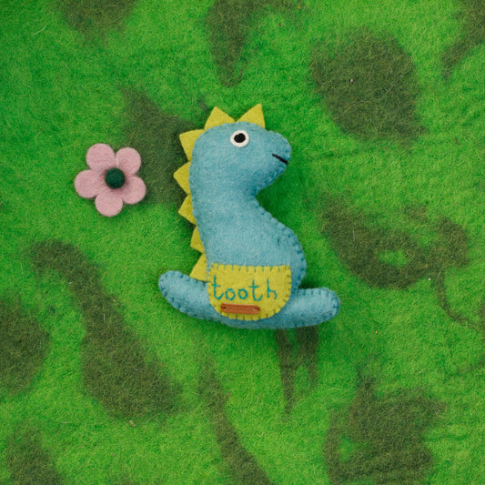 Felt Dinosaur Tooth Pillow
